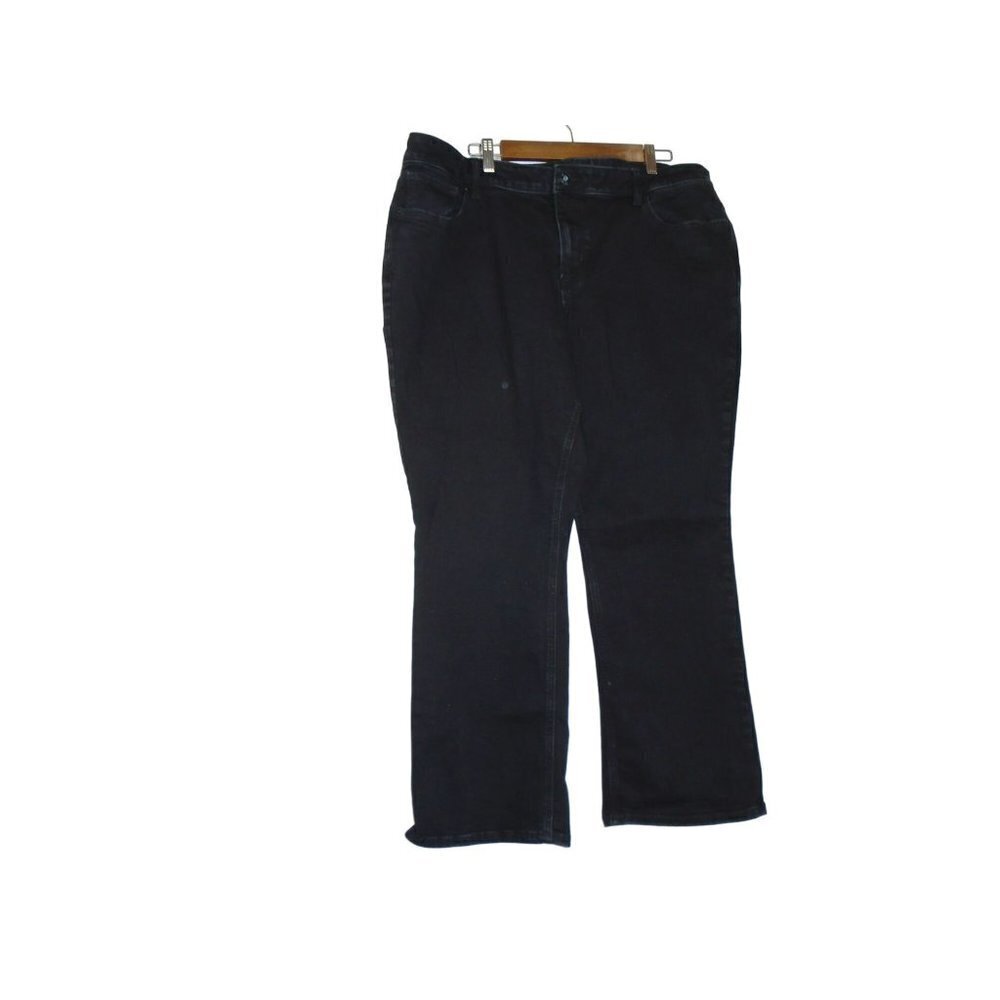 Maurice's Black Jeans Mid-rise 22W Short Petite EUC